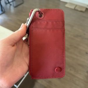 Wine red athletea wallet